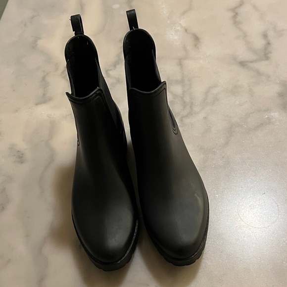 Jeffrey Campbell Black Rain Boots - Picture 2 of 6